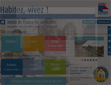 Tablet Screenshot of immodefrance-iledefrance.com